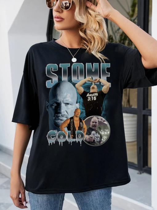 Stone Cold Unisex Shirt Vintage 90s tee, Vintage Oversize, sports tee, Gift for her, 90s graphic tee, Unisex shirt, wwe, wwe shirt, wwe Gift