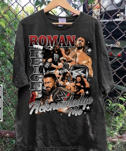 Vintage 90s Graphic Style Roman Reigns Shirt…