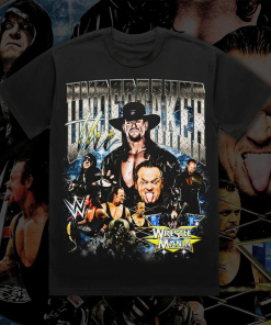 Bootleg Vintage 90s Style The Undertaker T-Shirt…