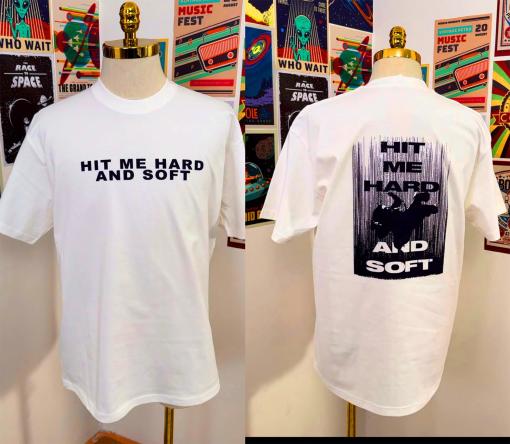 B.E Hit Me Hard and Soft World Tour 2024 T-Shirt Merch, B.E Hit Me Hard And Soft Concert Shirt Retro Unisex Tee, Gift For B.E Fans