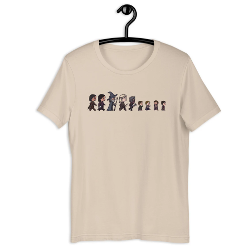 LOTR fellowship chibis t-shirt