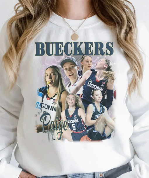 Paige Bueckers T-shirt Basketball Player MVP Slam Dunk Merchandise Bootleg Vintage Graphic Tee Unisex Sweatshirt Hoodie Gift For Fan