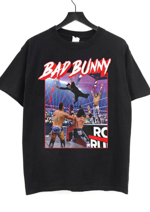 Bad Bunny Shirt, Bad Bunny Royal Rumble Splash T-Shirt, Bad Bunny Retro Vintage Shirt, Bad Bunny Tour Shirt, Bad Bunny Tank Top