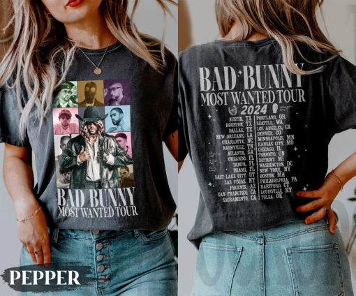 Bad Bunny Most Wanted ERA Tour 2024 Shirt, Bad Bunny Nadie Sabe Shirt, Bad Bunny Merch, Bad Bunny Fan Outfit, Bad Bunny Shirt, Benito.