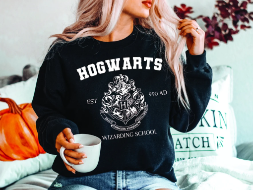 Hogwarts Shirt, Wizard Shirt, Wizard Sweatshirt, Hogwarts Christmas, Gift For Magic Lovers, Wizarding School Shirt, Bookish Shirt