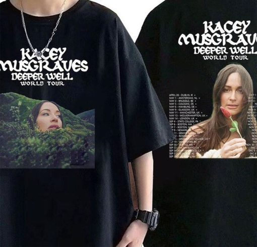 Kacey Musgraves – Deeper Well World Tour 2024 Shirt, Kacey Musgraves Fan Shirt, Kacey Musgraves 2024 Concert Shirt, Deeper Well 2024 Tour