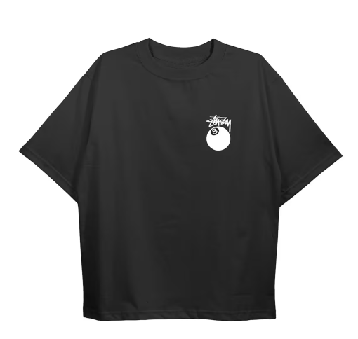 Stussy 8 Ball, Oversize , Streetsyle Retro T-Shirt, Unisex High Quality Shirt for men and women