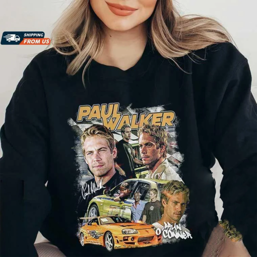 Paul Walker Fast And Furious T-Shirt, Dominic Toretto Shirt, Race Car Shirt, Vin Diesel Shirt, Gift For Woman And Man Unisex T-Shirt