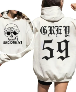 Suicideb0y Grey 59 Hoodie, Casual Hoodie, gift…