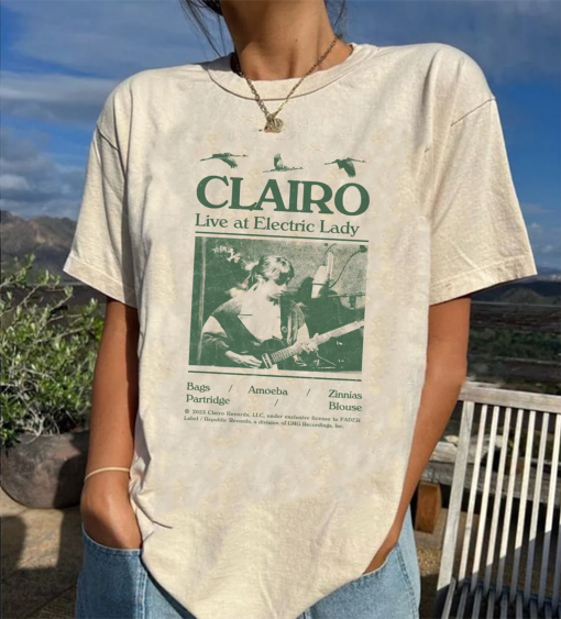 Clairo Sling Album Live at Electric Lady Unisex Tee, CLAIRO Sling tracklist inspired 2023 Shirt