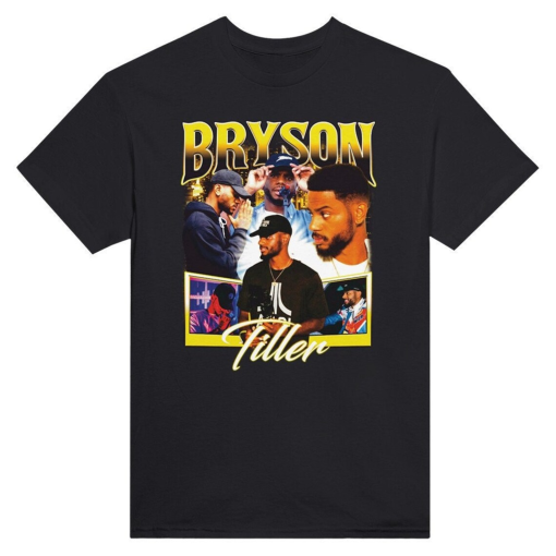 BRYSON TILLER Heavyweight Unisex Vintage 90s rapper shirt Style Retro Shirt, Rap Hip Hop Bryson T Shirt,Sweatshirt, Bryson Tiller Fan yellow