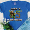 Personalized Kids Birthday Boy Shirt | Family Matching Video Game Birthday Theme | Raven For-Nite Birthday Boy Tee Fort Night Birthday Shirt