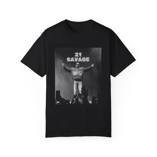 21 Savage Graphic T-Shirt – Hip Hop Concert Apparel