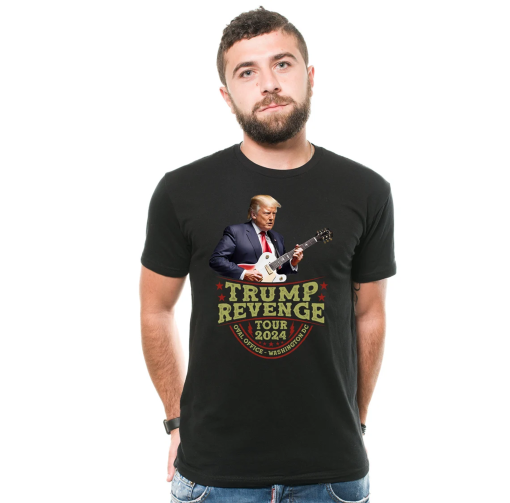 Mens Trump 2024 Revenge Tour Oval Office T-shirt US Presidential Elections DJT for President tee