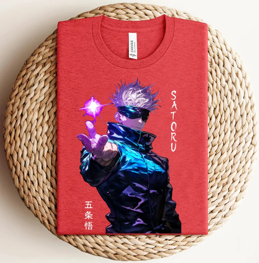 Gojo Satoru Shirt, Jujutsu Kaisen Tshirt, Best Anime Shirts, Gift For Anime Lovers, Gojo Badass Tshirt, Anime Apparel, JJK sweatshirts