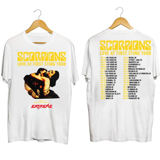 Scorpions Love At First Sting Tour 2024 Shirt, Scorpions 2024 Concert Shirt, Scorpions Rock Band Fan Shirt, Scorpions Merch, Music Tour Tee