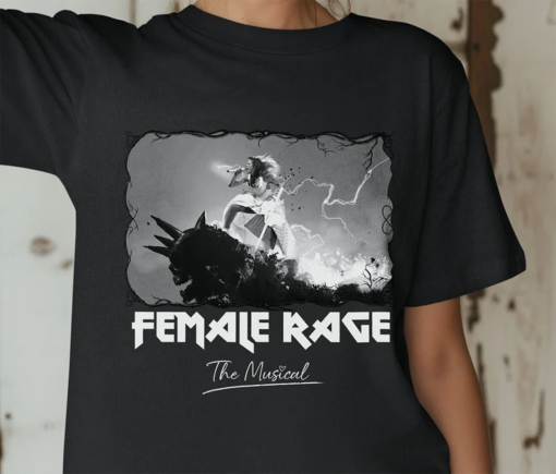 Taylor Swift – Female Rage: The Musical – Unisex Garment-Dyed T-shirt