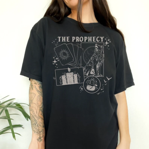 The Prophecy TTPD Tshirt | Tortured Poets Merch | Witchy Taylor Fan | Era Tour Outfit | The Anthology TTPD | Swift Howl Like A Wolf at Moon