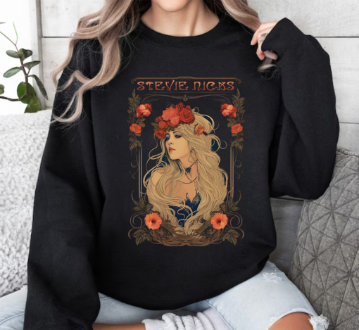 Stevie Nicks 2024 Tour Shirt, Graphic Stevie Nicks Shirt, Stevie Nicks Live On Tour 2024, Stevie Shirt Fan Gift, 90s Stevie Nicks Shirt