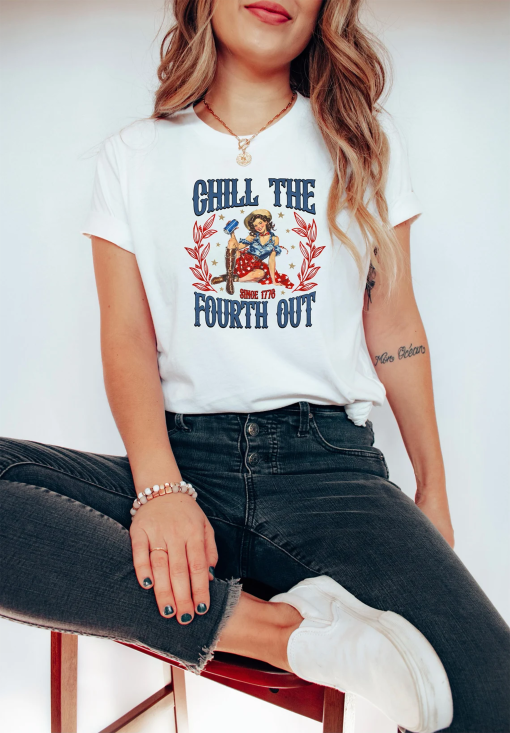 Chill The Fourth Out T-Shirt, 4th of July Shirt, Gift For American, Independence Day Shirt, Funny 4th Of July, Fireworks Party Outfit