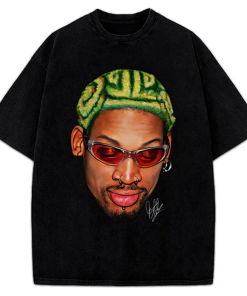 Dennis Rodman Zig Zag Green Hair Rodzilla…