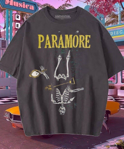 Vintage Paramore Doodle Shirt, Paramore Album Lyrics…