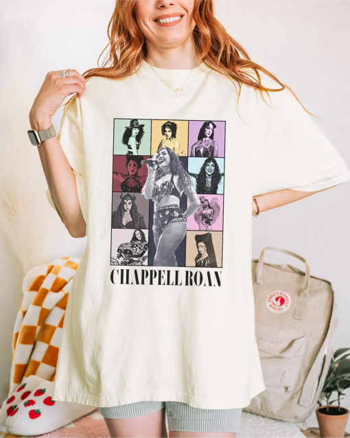 Chappell Roan Eras Tour T Shirt Inspired by Taylor Swift Eras Tour Poster Merch Pink Pony Club Good Luck Babe Sapphic Pop Music Shirt