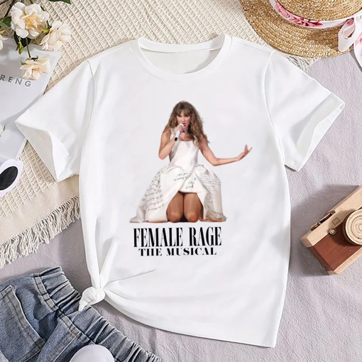 Taylor Swift Female Rage The Musical T-shirt, Taylor Swift Eras Concert Tee, TTPD Swiftie Fan Gift, Tortured Poets Department Albums Tee