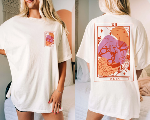 IYKYK Lesbian Sapphic Tarot Card Comfort Colors Tshirt, Vintage Lesbian Tshirt, Cool Queer Comfort Colors Shirt, March for the Movement