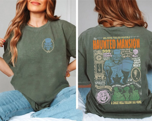 Vintage The Haunted Mansion Comfort Colors Shirt, Stretching Room Shirt, The Haunted Mansion 1969 Shirt, Disneyland Halloween Shirt