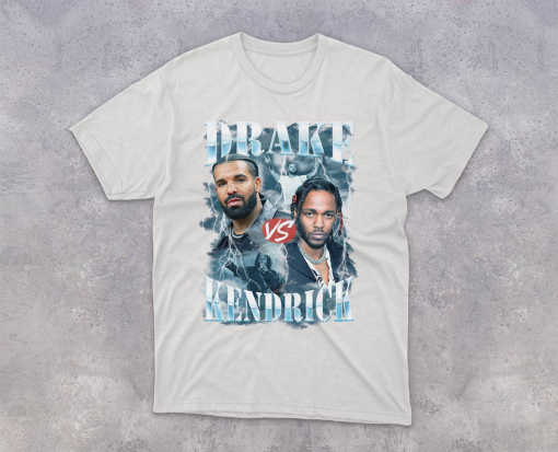 Drake Vs Kendrick Lamar Tshirt Drake Shirt Vintage Bootleg Shirt Graphic Rap Tee Hip Hop Shirt Drizzy J Cole Rapper Shirt Vintage Rap Tee