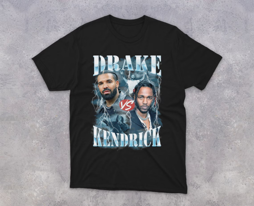 Drake Vs Kendrick Lamar Tshirt Drake Shirt Vintage Bootleg Shirt Graphic Rap Tee Hip Hop Shirt Drizzy J Cole Rapper Shirt Vintage Rap Tee