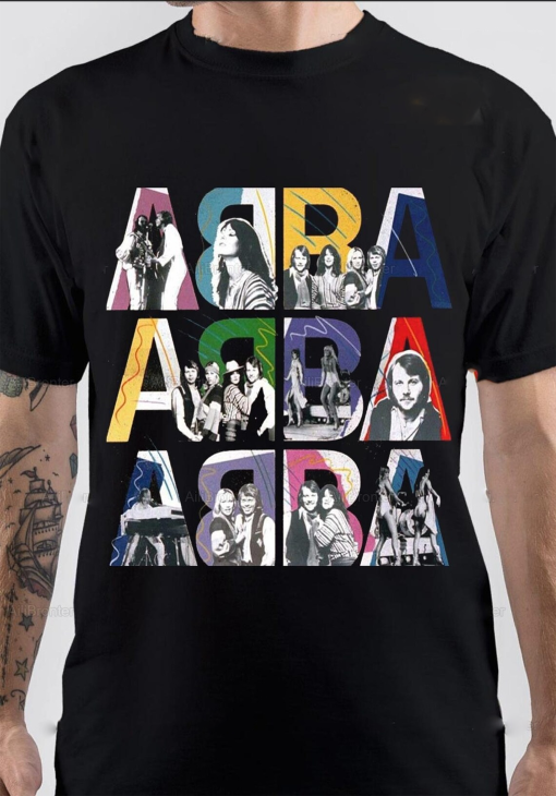 Retro ABBA T-shirt, Abba Band Shirt, 1979 Vintage Shirt, Abba Concert Tee, Abba Tour T-shirt, Music Tour Shirt, 2024 Tour Shirt, Vintag