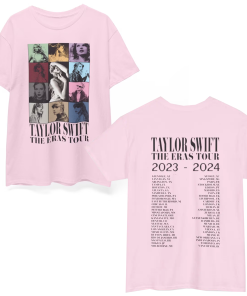 Taylor Swift Eras Tour 2 Shirt, Double-Sided…