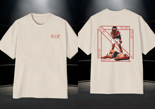 Kendrick vs Drake “WOP” PREMIUM Heavyweight Oversized Tee – Not Like Us – Kendrick Wins [EXCLUSIVE Boxing Match Edition]- Rap Beef Tribute