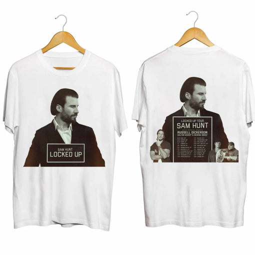 Sam Hunt 2024 Locked Up Tour Shirt, Sam Hunt Fan Shirt, Sam Hunt Country Music 2024 Tour Shirt, Locked Up Tour 2024 Shirt