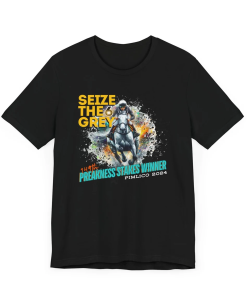 Preakness Winner-Seize The Grey Horse Racing Shirt,…