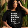 Bleach Blonde Bad Built Butch Body Unisex V Neck