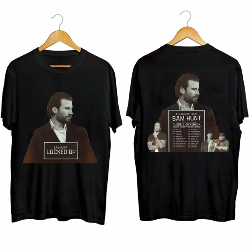 Sam Hunt 2024 Locked Up Tour Shirt, Sam Hunt Fan Shirt, Sam Hunt Country Music 2024 Tour Shirt, Locked Up Tour 2024 Shirt