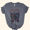 Vintage Graphic Design Metallica 2Sides Shirt