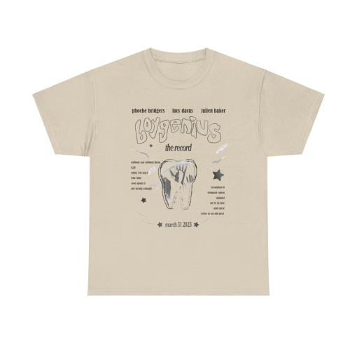 Boygenius Shirt, Cute Graphic Tee, Phoebe Bridgers Merch, Pop Shirt, Julien Baker, Lucy Dacus, Unisex Gift, Concert T-Shirt, Vintage