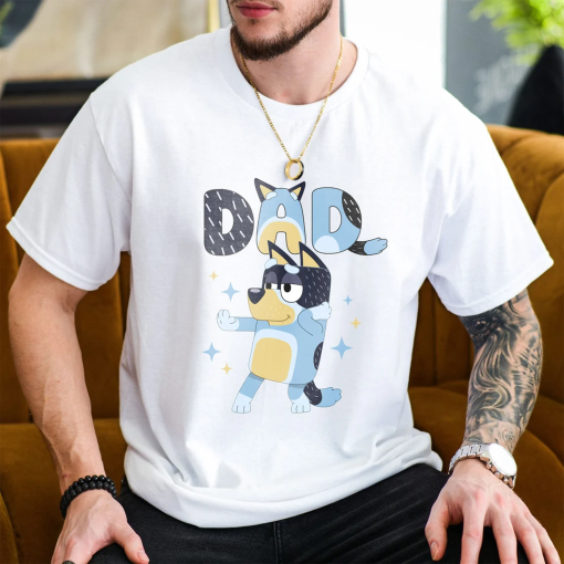 Bluey Dad Shirt, Rad Dad Tshirt, Bluey Bandit Shirt, Dad Birthday Gift, Dad Bluey Shirt, Happy Fathers Day Shirt, Rad Dad Apparel