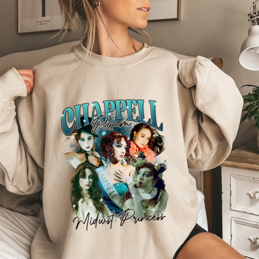 Vintage ChappellRoan – Midwest Princess Unisex T-shirt – Fan Swweatshirt – Merch Gift – Retro 90s Hoodies