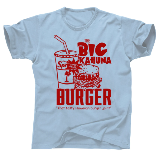 Pulp Fiction 2 directed by Quentin Tarantino Samuel L Jackson Jules Winnfield John Travolta Vincent Vega the Big Kahuna Burger mens t shirt