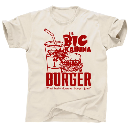 Pulp Fiction 2 directed by Quentin Tarantino Samuel L Jackson Jules Winnfield John Travolta Vincent Vega the Big Kahuna Burger mens t shirt