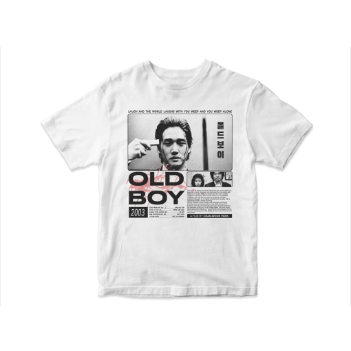 Oldboy 2003 T-Shirt, Korean Movie Graphic T, Movie Shirt, Oldboy