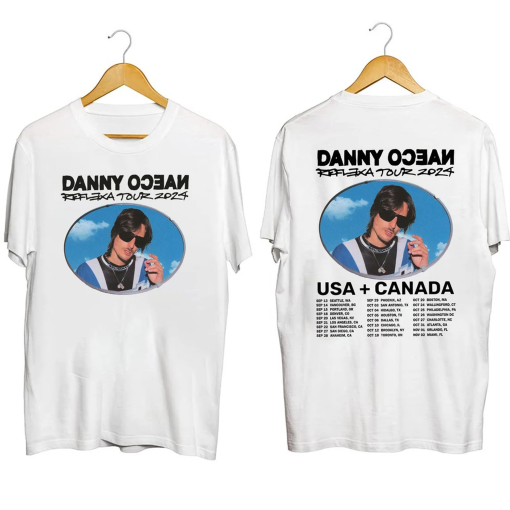 Danny Ocean Reflexa Tour 2024 Shirt, Danny Ocean 2024 Concert Shirt, Danny Ocean Fan Gift, Reflexa 2024 Tour Concert Merch Shirt