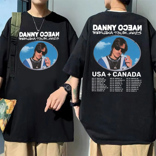 Danny Ocean Reflexa Tour 2024 Shirt, Danny Ocean 2024 Concert Shirt, Danny Ocean Fan Gift, Reflexa 2024 Tour Concert Merch Shirt