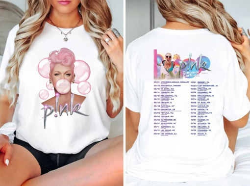 P!nk Pink Singer Summer Carnival 2024 Tour Shirt,Pink Fan Lovers Shirt,Music Tour 2024 Shirt,Trustfall Album Shirt,Concert 2024 P!nk shirt