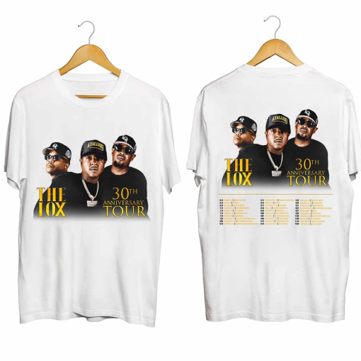 The Lox 30th Anniversary Tour 2024 Shirt, The Lox Band Fan Shirt, The Lox 2024 Concert Shirt, 30th Anniversary 2024 Concert Shirt